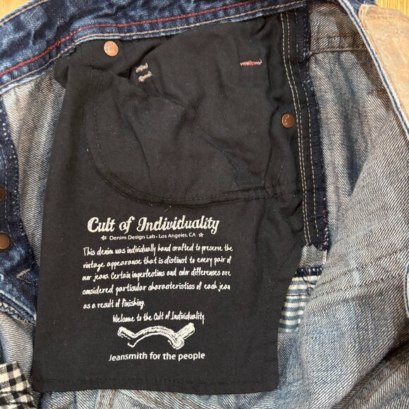 Japanese Denim "Hagen" Selvedge Patchwork Series  (W33 L34) - Picture 6 of 8